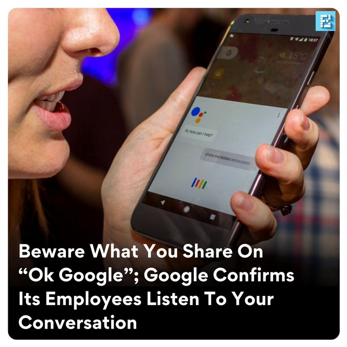 Google acknowledges audio of conversations conducted by the Google Assistant