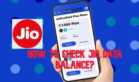 how to check jio data balance